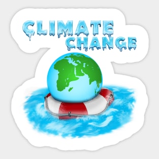 Climate change Sticker